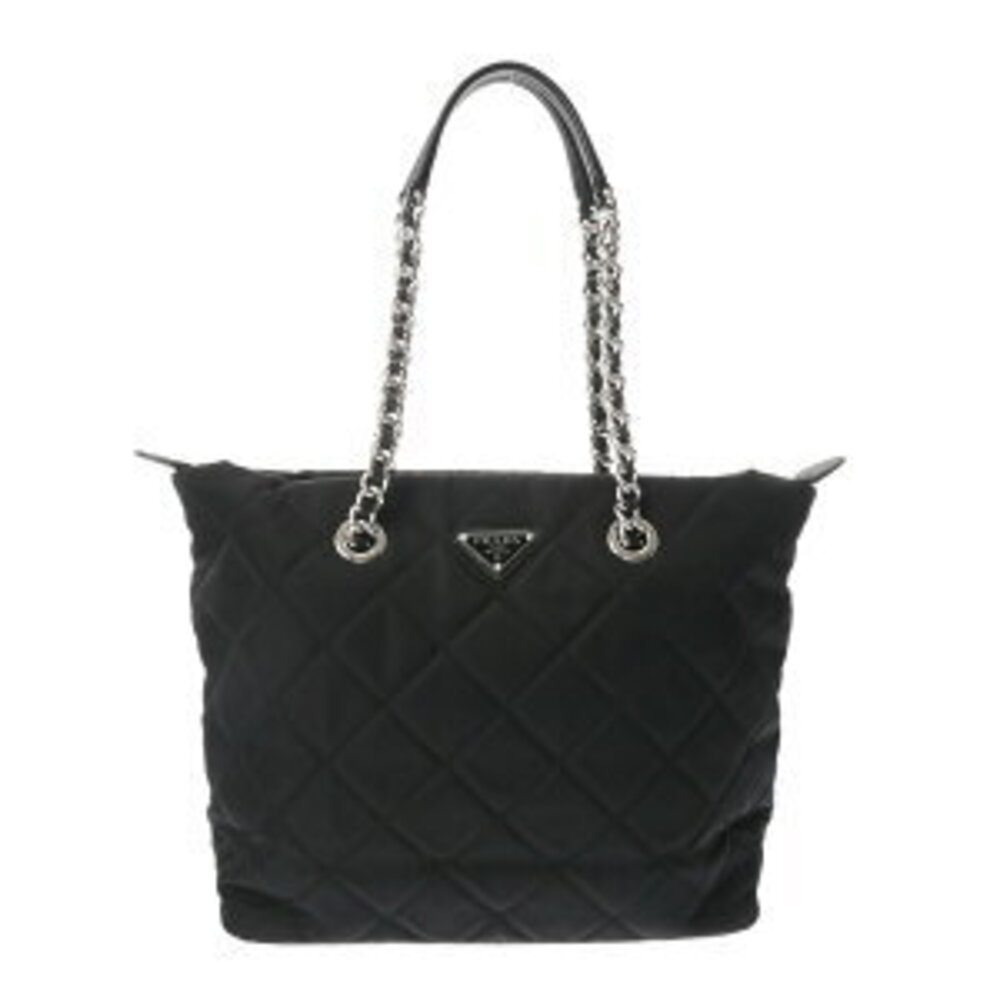 Prada Tessuto Impuntu Quilted Tote Bag black